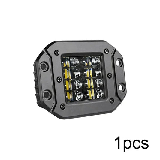 2X 5" Flush Mount Work off Road 12V 24V 40W Spot Beam LED Pods Light Bar for Car Truck Atv Jeep Headlight