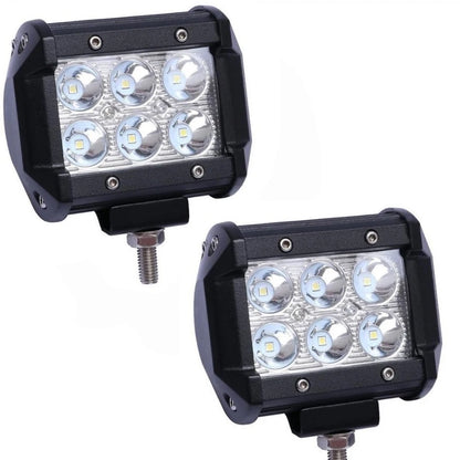Universal Car Tow Hitch Hook Mount Bracket with 4'' 60W/72W/18W LED Work Light Fog Lamp Holder Rear Backup Off-Road Use Truck